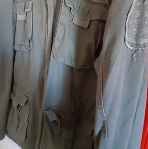 Vintage Oversized Army Captain Coat